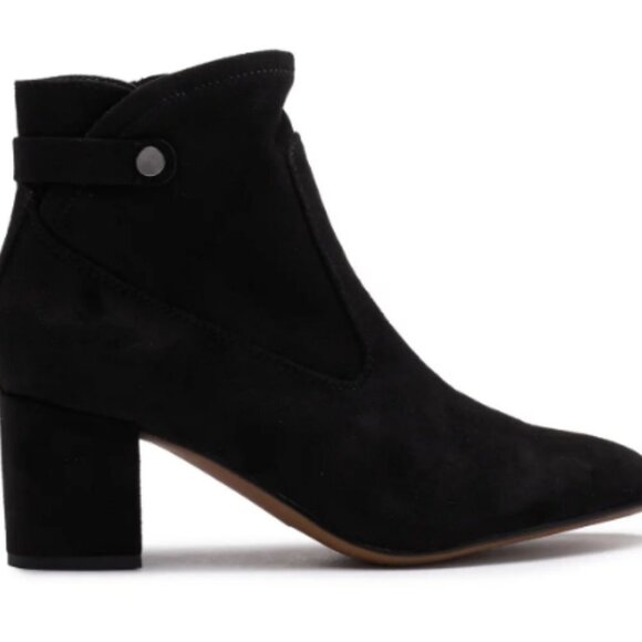 Franco Sarto Nixon Faux Suede Ankle Bootie - Picture 12 of 12